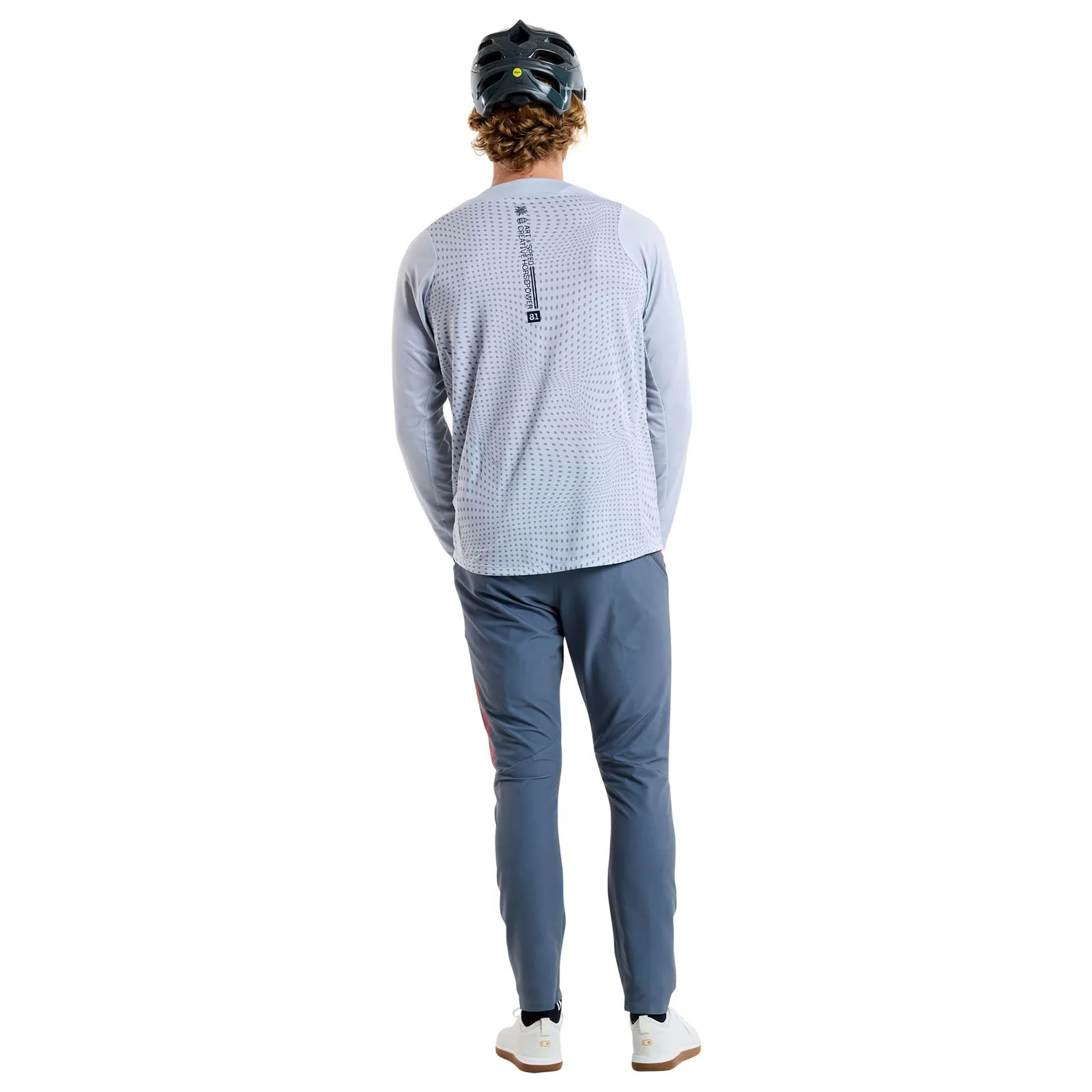 Ruckus Long Sleeve Ride Tee Burn Out Mist