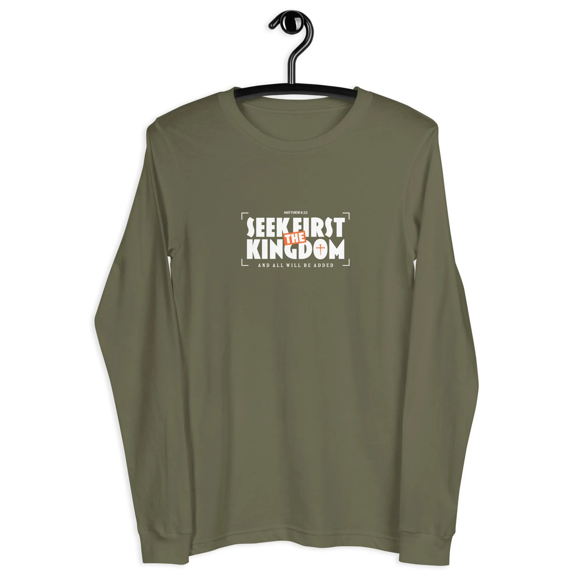 Seek First The Kingdom Unisex Long-Sleeve Tee
