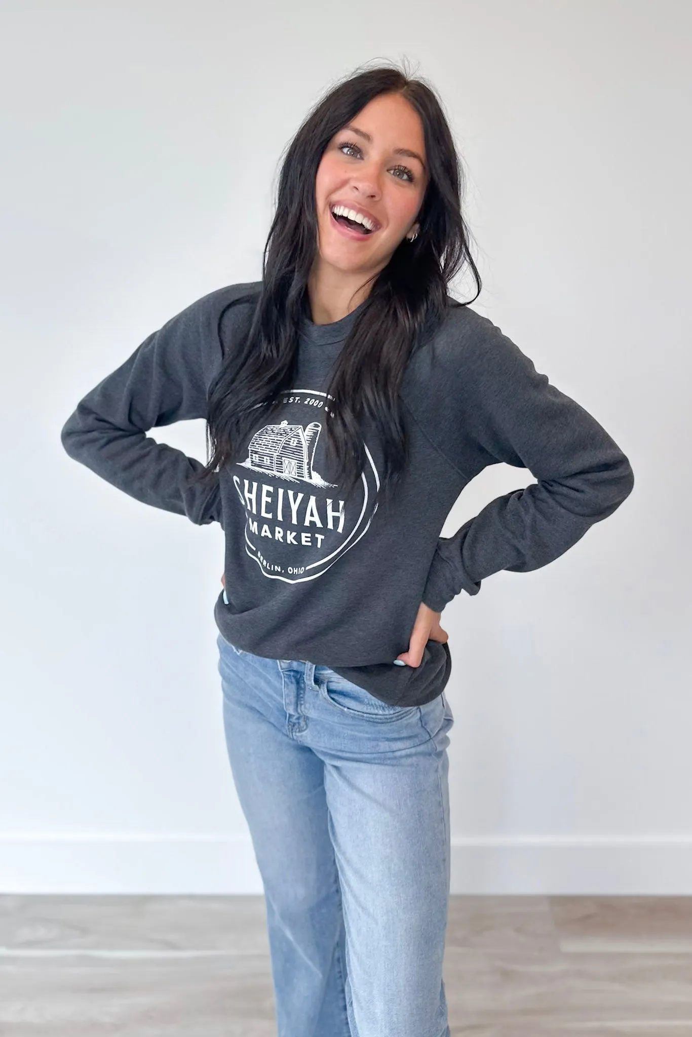 Sheiyah Market Charcoal Sweatshirt