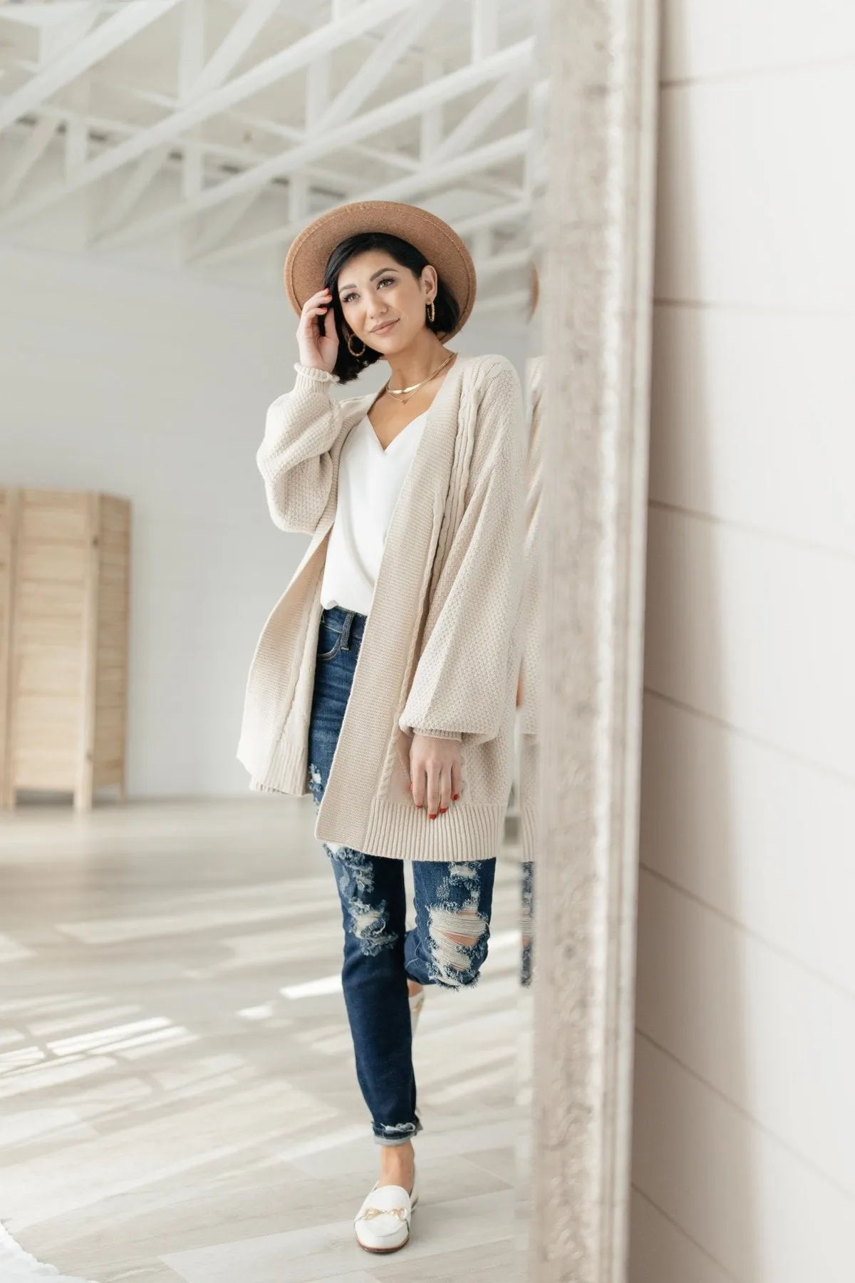 SLOUCHY AND COZY CARDIGAN