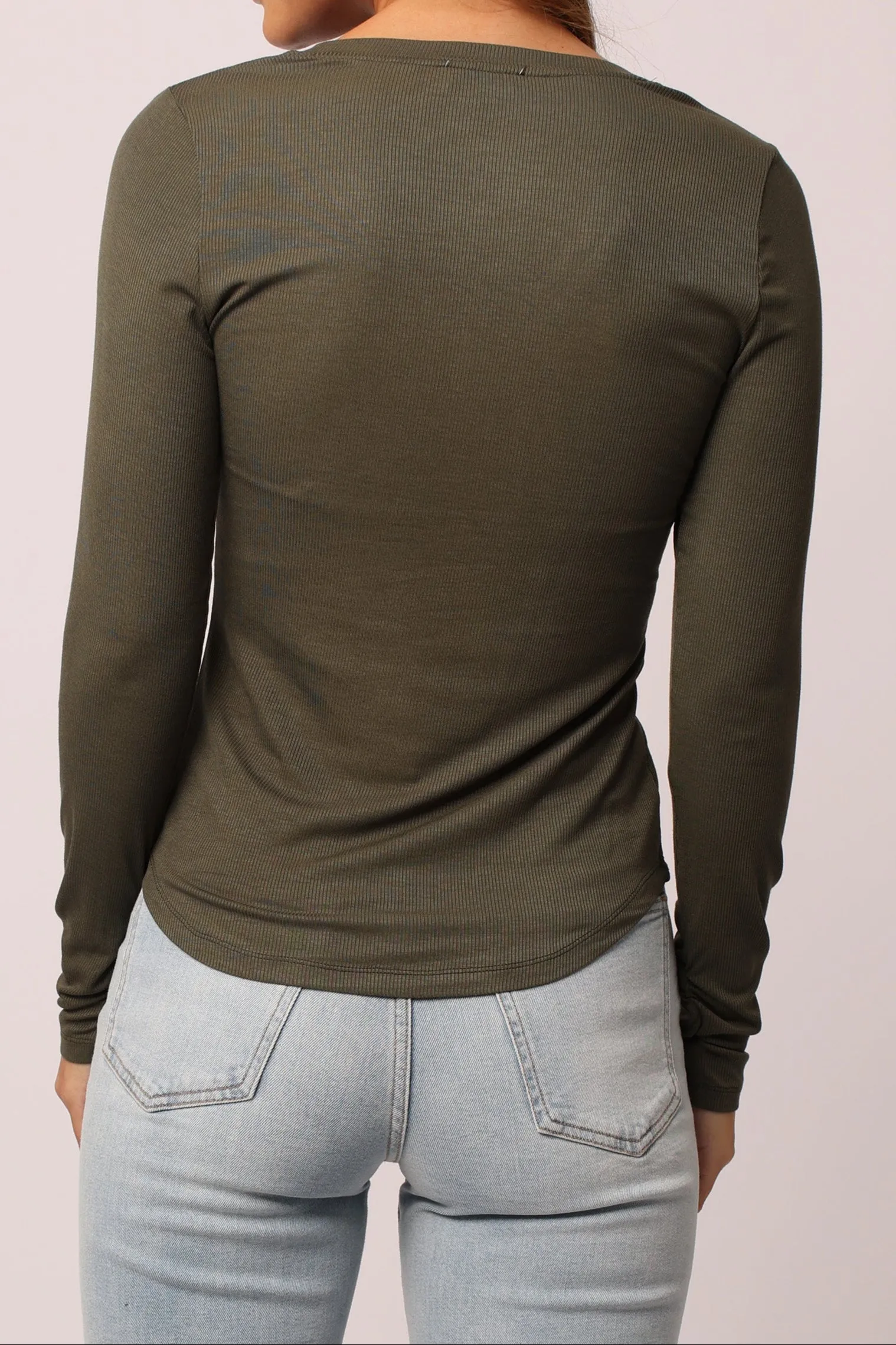 SOPHIE LONG SLEEVE TEE CYPRESS