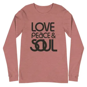 Soul Train Love Peace and Soul Long Sleeve Tee