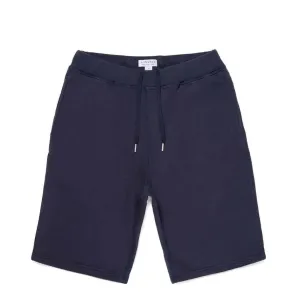 Sunspel Loopback Track Shorts Navy