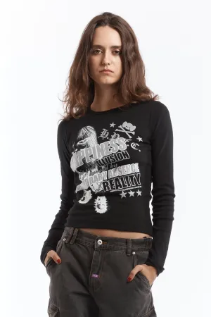 TEMPORARY ABSENCE LONG SLEEVE BLACK