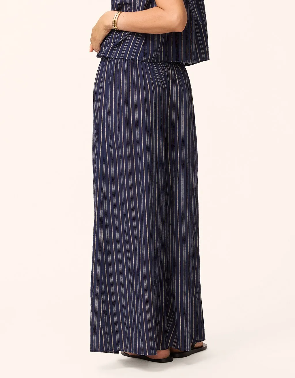 unsubscribed cotton shimmer beach pant