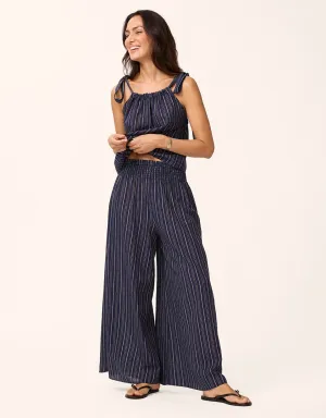 unsubscribed cotton shimmer beach pant
