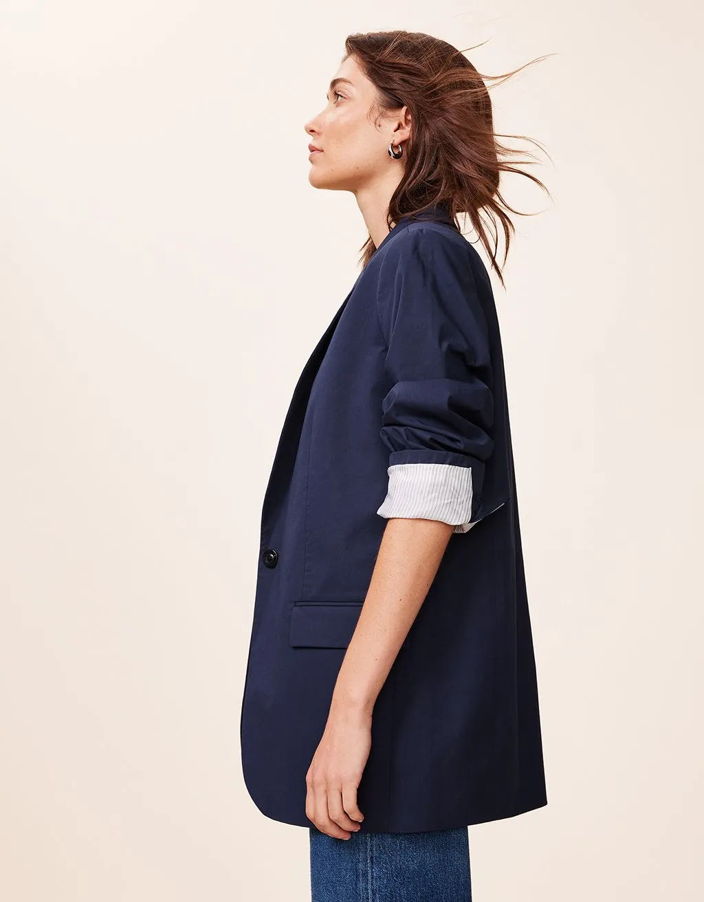 unsubscribed poplin blazer