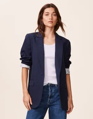 unsubscribed poplin blazer
