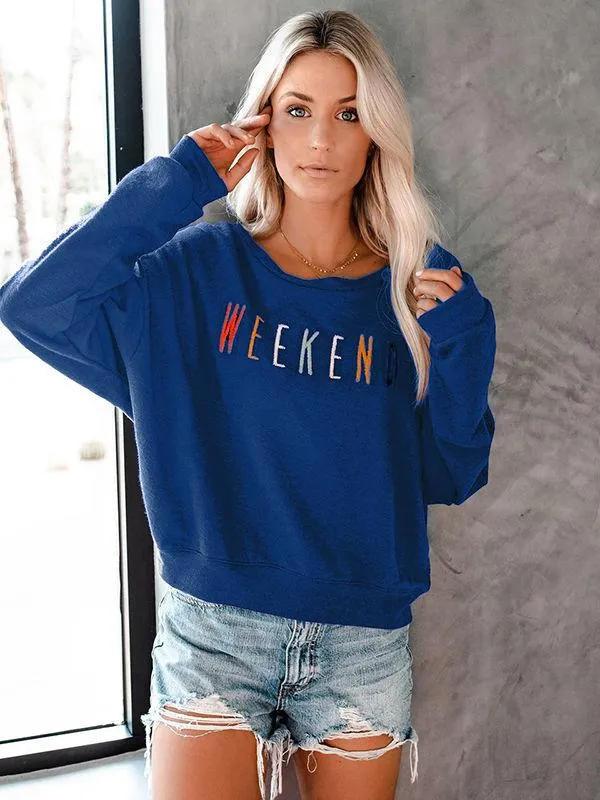 Weekend Cotton Blend Sweatshirts