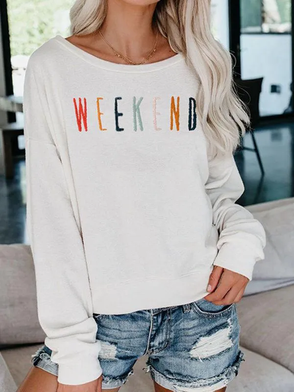 Weekend Cotton Blend Sweatshirts