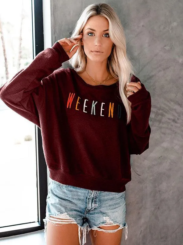 Weekend Cotton Blend Sweatshirts
