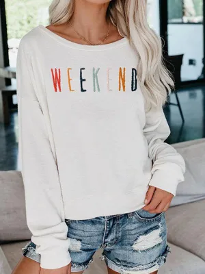 Weekend Cotton Blend Sweatshirts