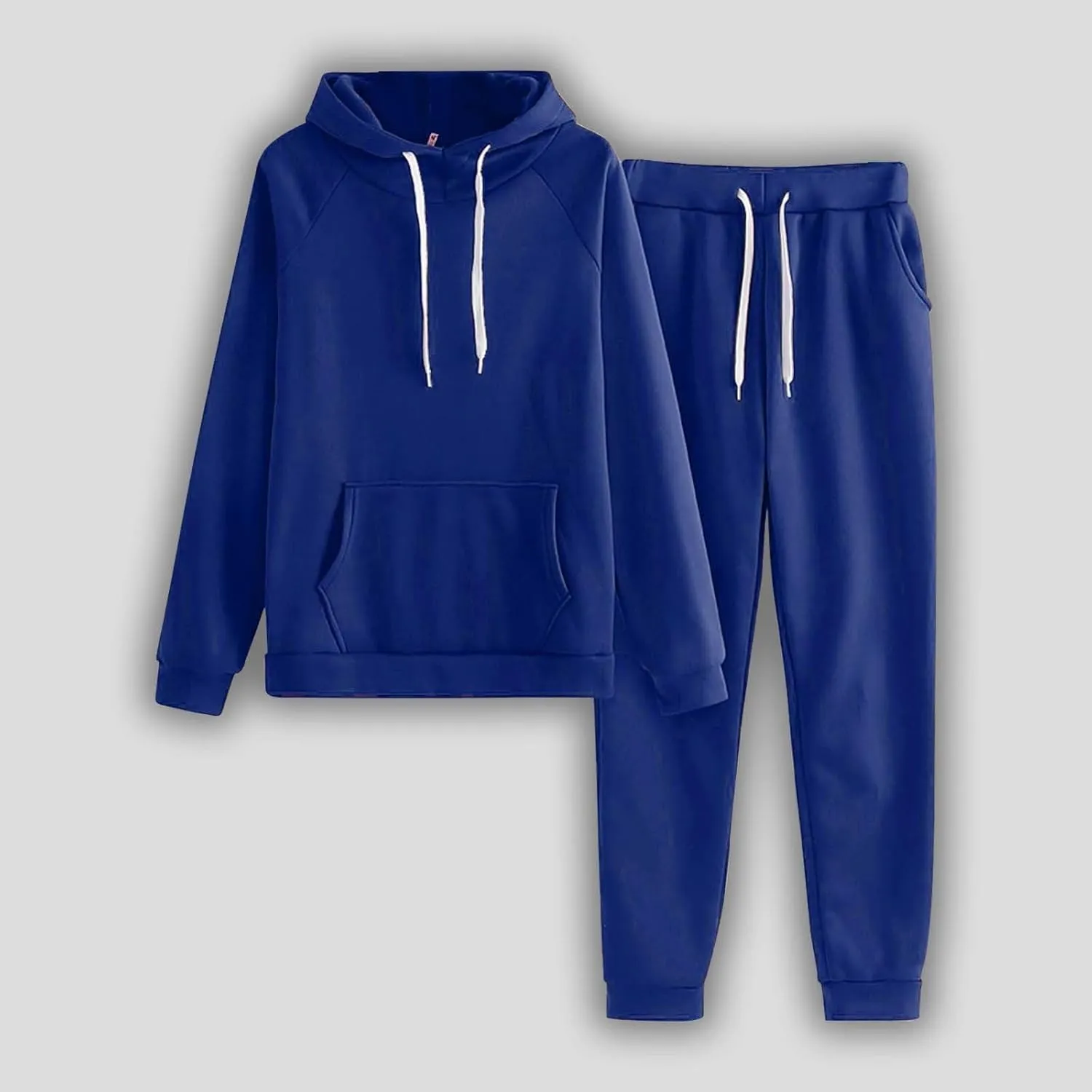 Women's Fashion Outfits Long Sleeve Crewneck Color Block Outfit Sweatshirt and Wide Leg Sweatpant Sweatsuits